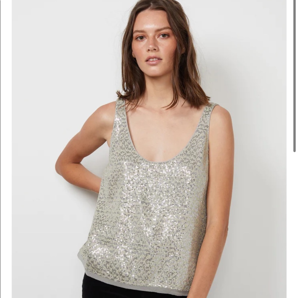 Velvet by Graham & Spencer Sequin Tank Top